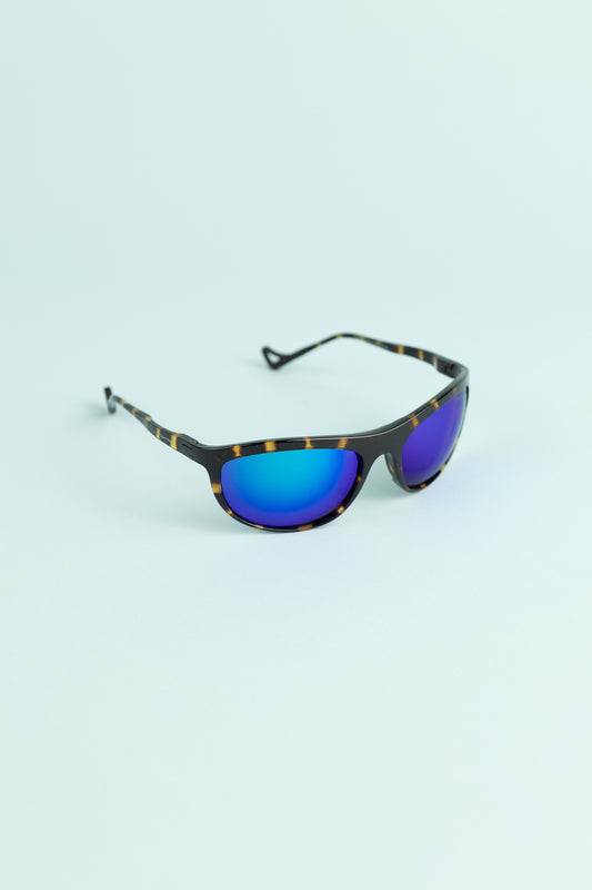 District Vision Takeyoshi Altitude Master Sunglasses - Tortoise/D+ Blue Mirror