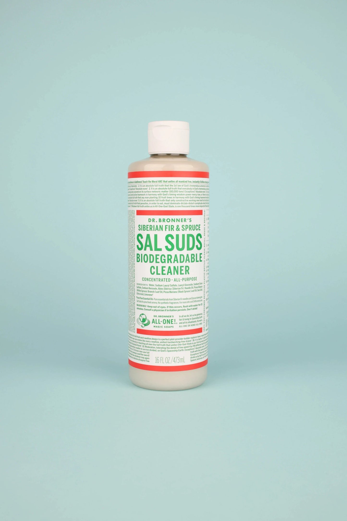 Dr Bronner's Sal Suds Biodegradable Cleaner - 473ml | Coffee Outdoors