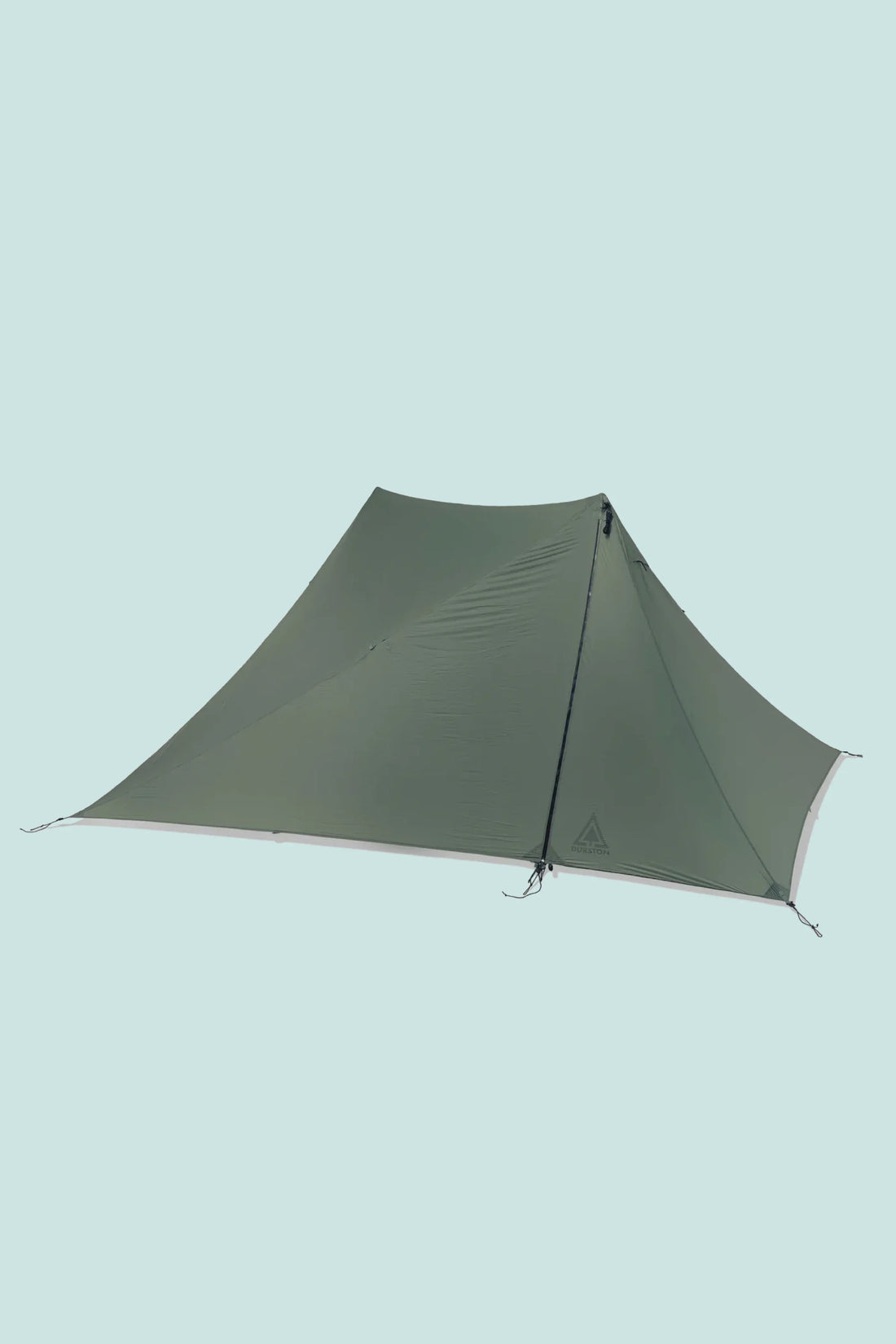 Durston X-Mid 2 Tent shown in green, featuring a lightweight, stormworthy design for trekking.