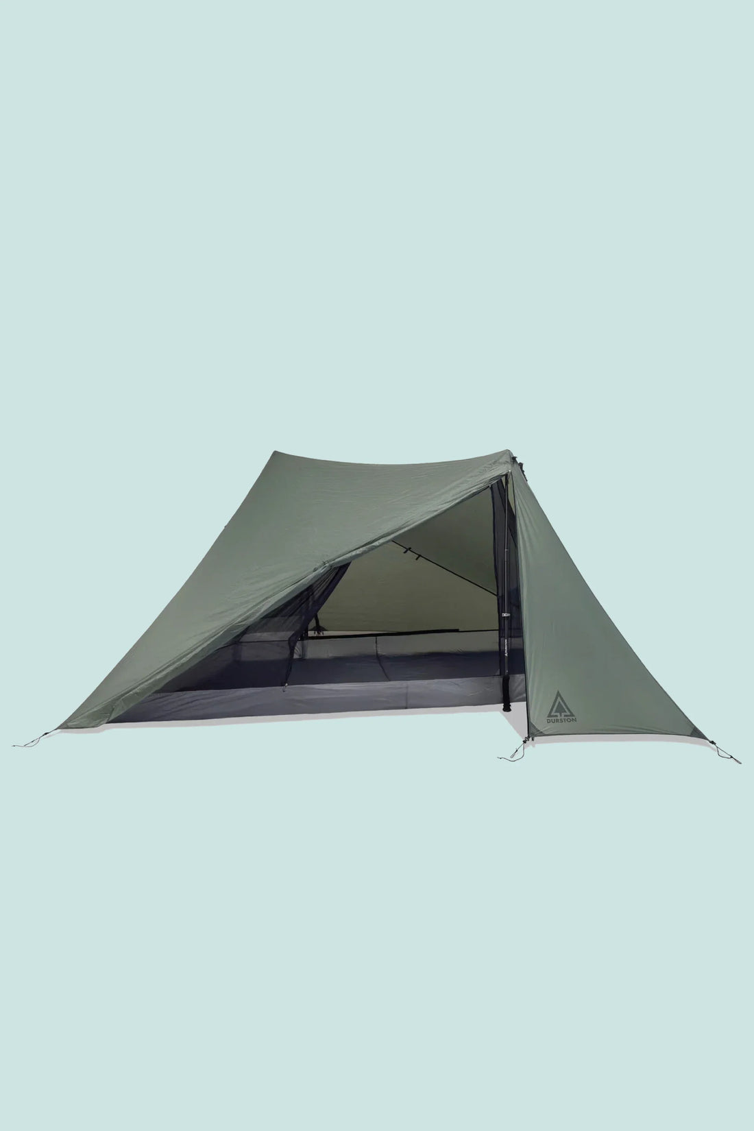 Durston X-Mid 2 Tent displayed in a lightweight design with a green exterior.