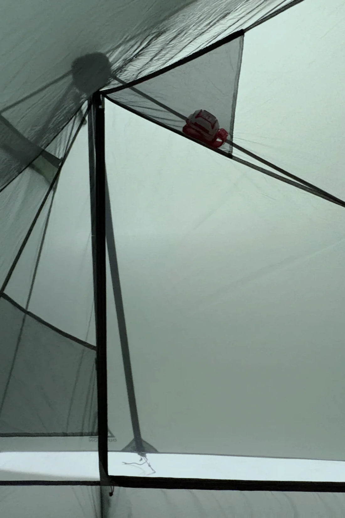 Interior view of Durston X-Mid 2 Tent showcasing its lightweight and durable design.