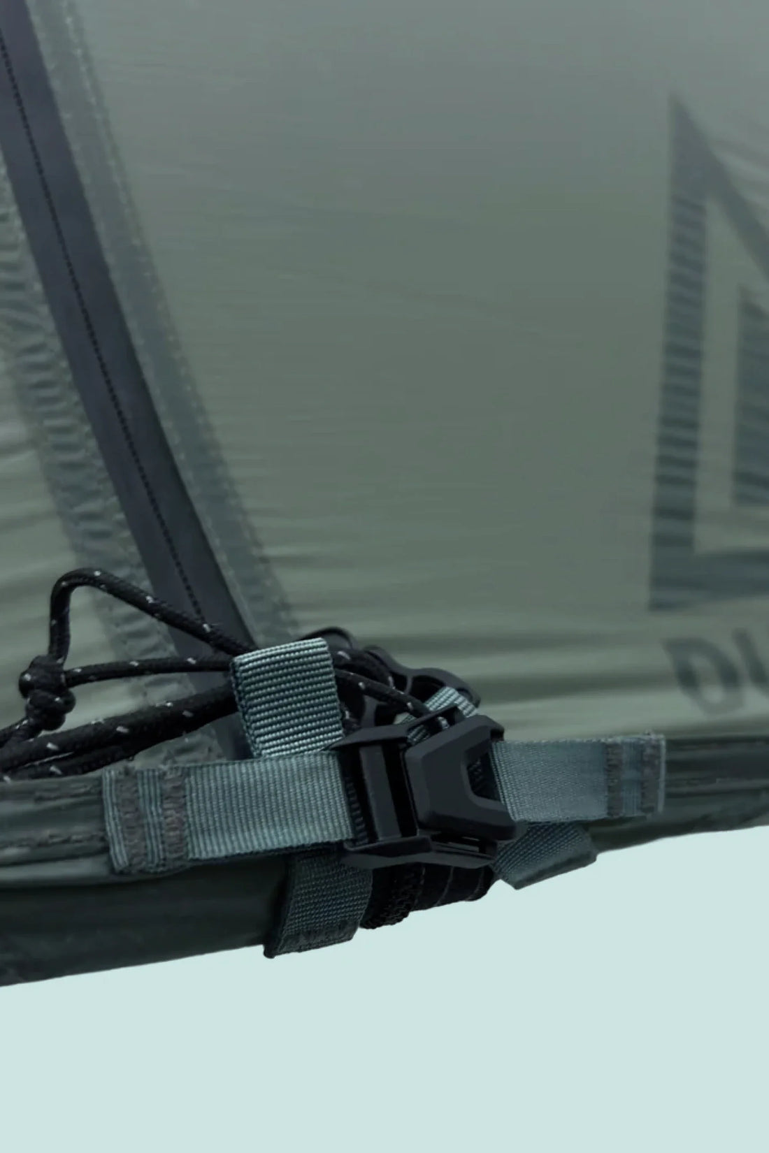 Durston X-Mid 2 Tent close-up of adjustable strap and connector.