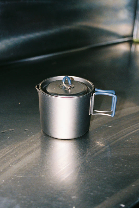 Evernew MP500 Flat Titanium Pot/Teapot