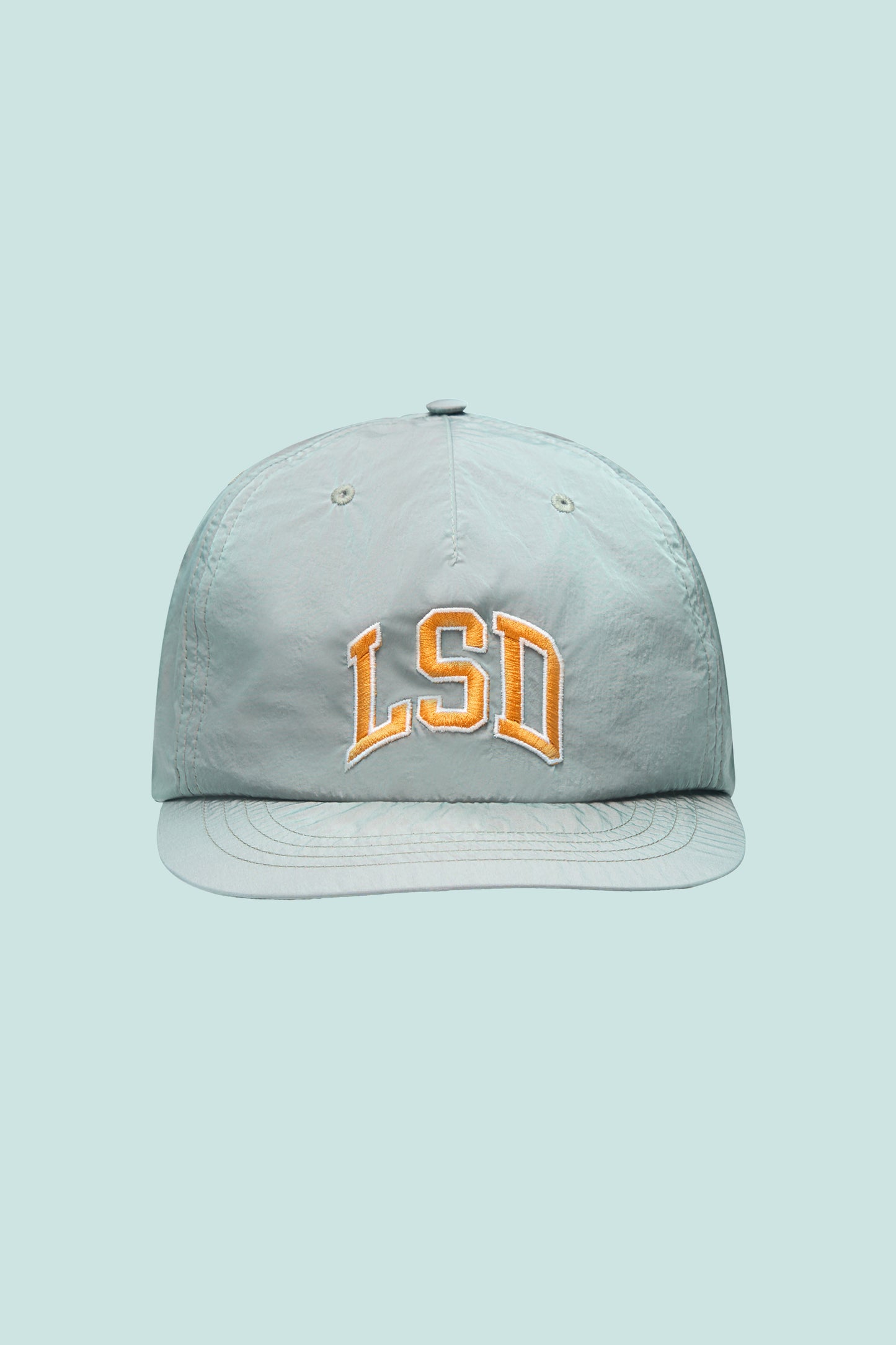 Lightweight cap with LSD embroidered logo, perfect for outdoor activities and casual wear.
