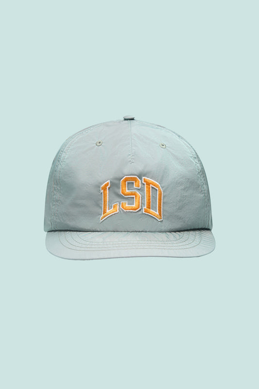 Lightweight cap with LSD embroidered logo, perfect for outdoor activities and casual wear.