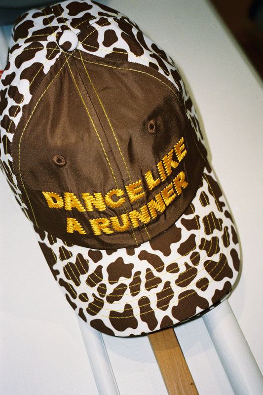 Dad Hat - Dance Like A Runner Cow Print