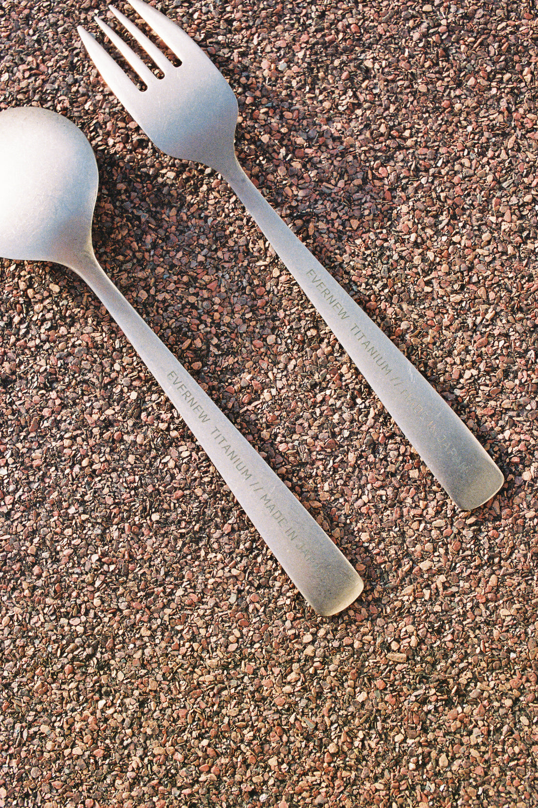 Evernew Titanium Fork, view 2.