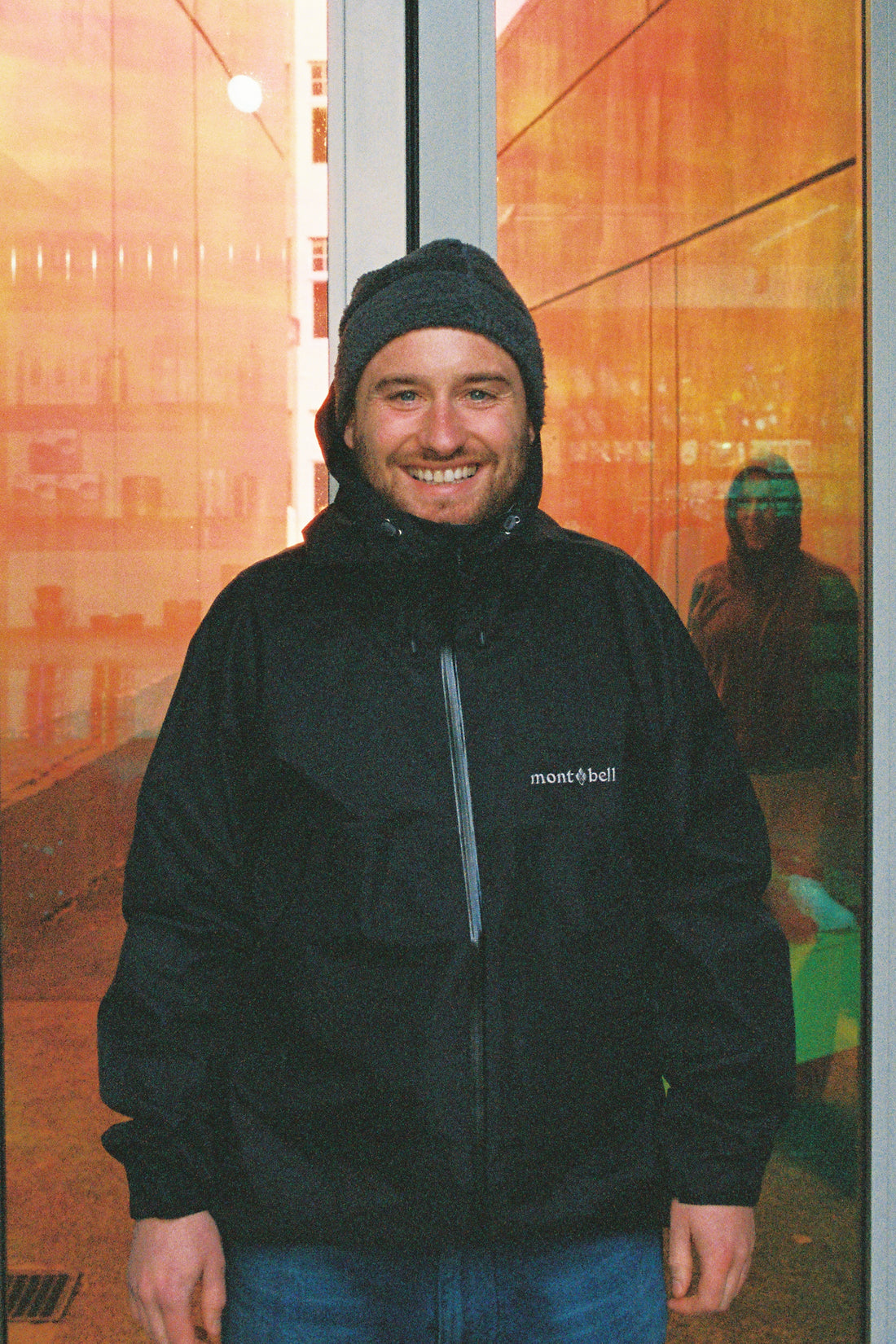 Montbell US Men's Rain Trekker in Black, view 5.