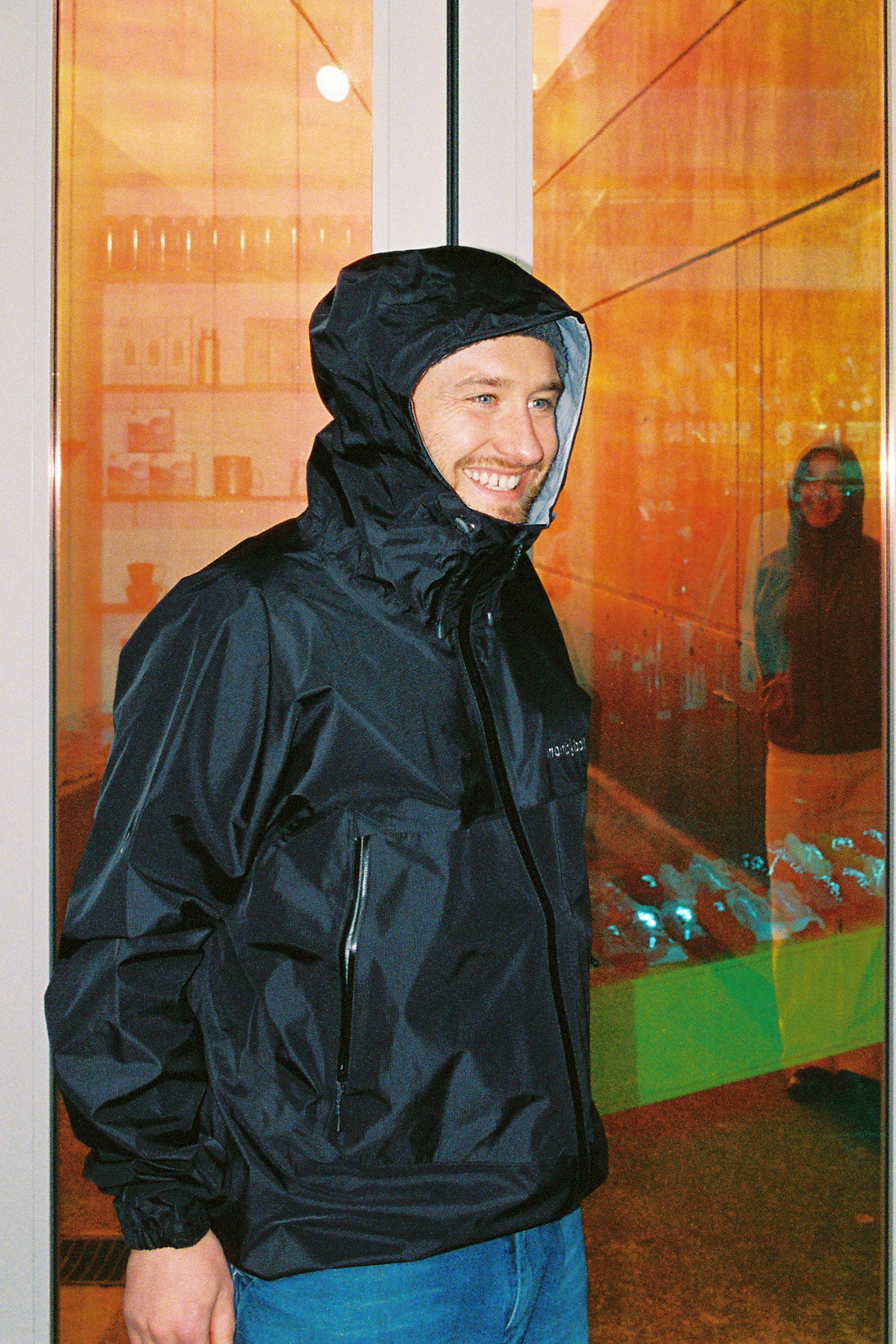 Montbell US Men's Rain Trekker in Black, view 2.