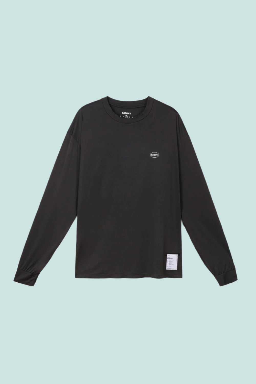 Satisfy AuraLite™ Long Tee - Black | Coffee Outdoors