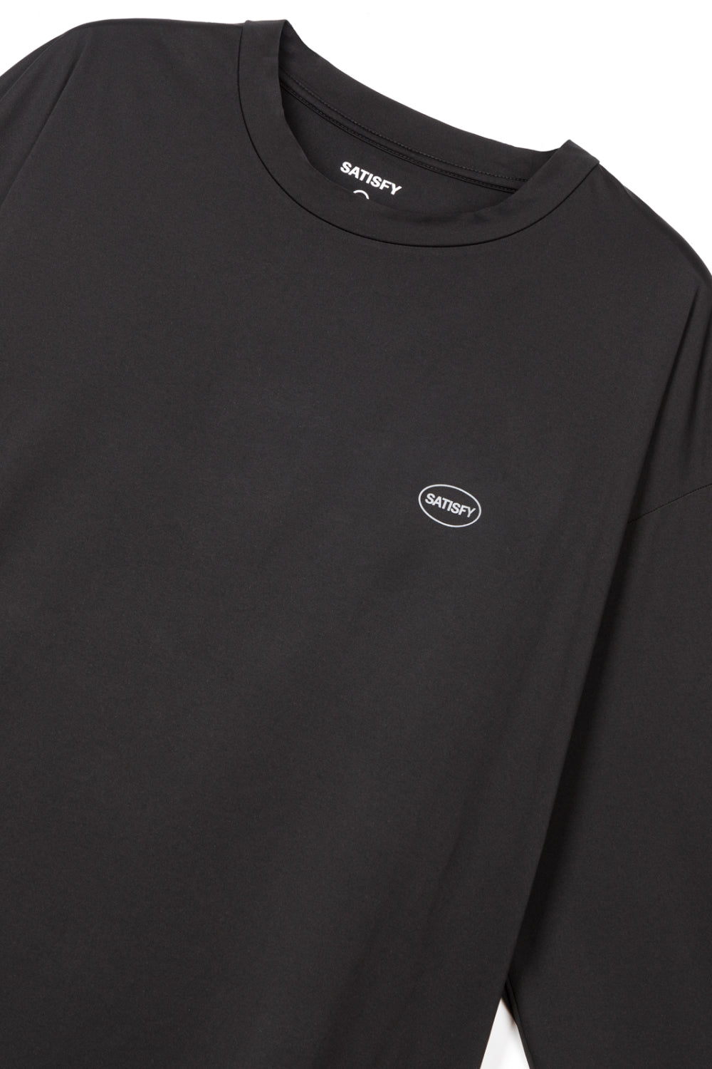 Satisfy AuraLite™ Long Sleeve T-Shirt - Black | Coffee Outdoors