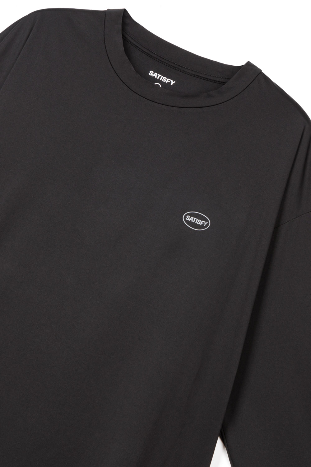 Satisfy AuraLite™ Long Tee - Black | Coffee Outdoors