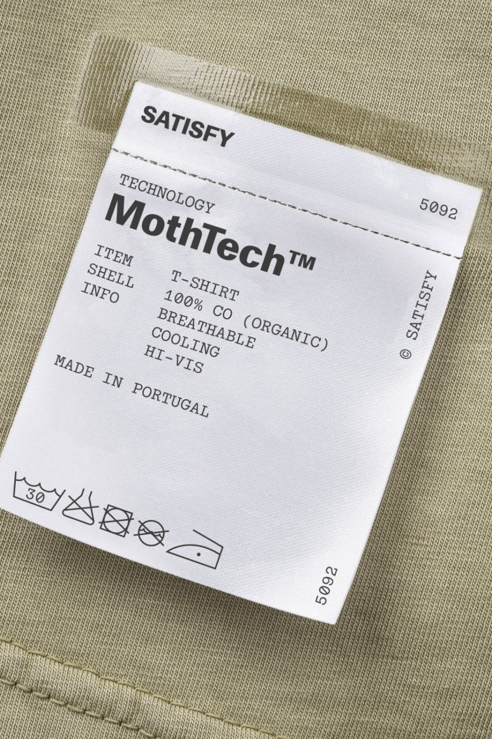 Satisfy MothTech™ T-Shirt - Aged Aloe | Coffee Outdoors