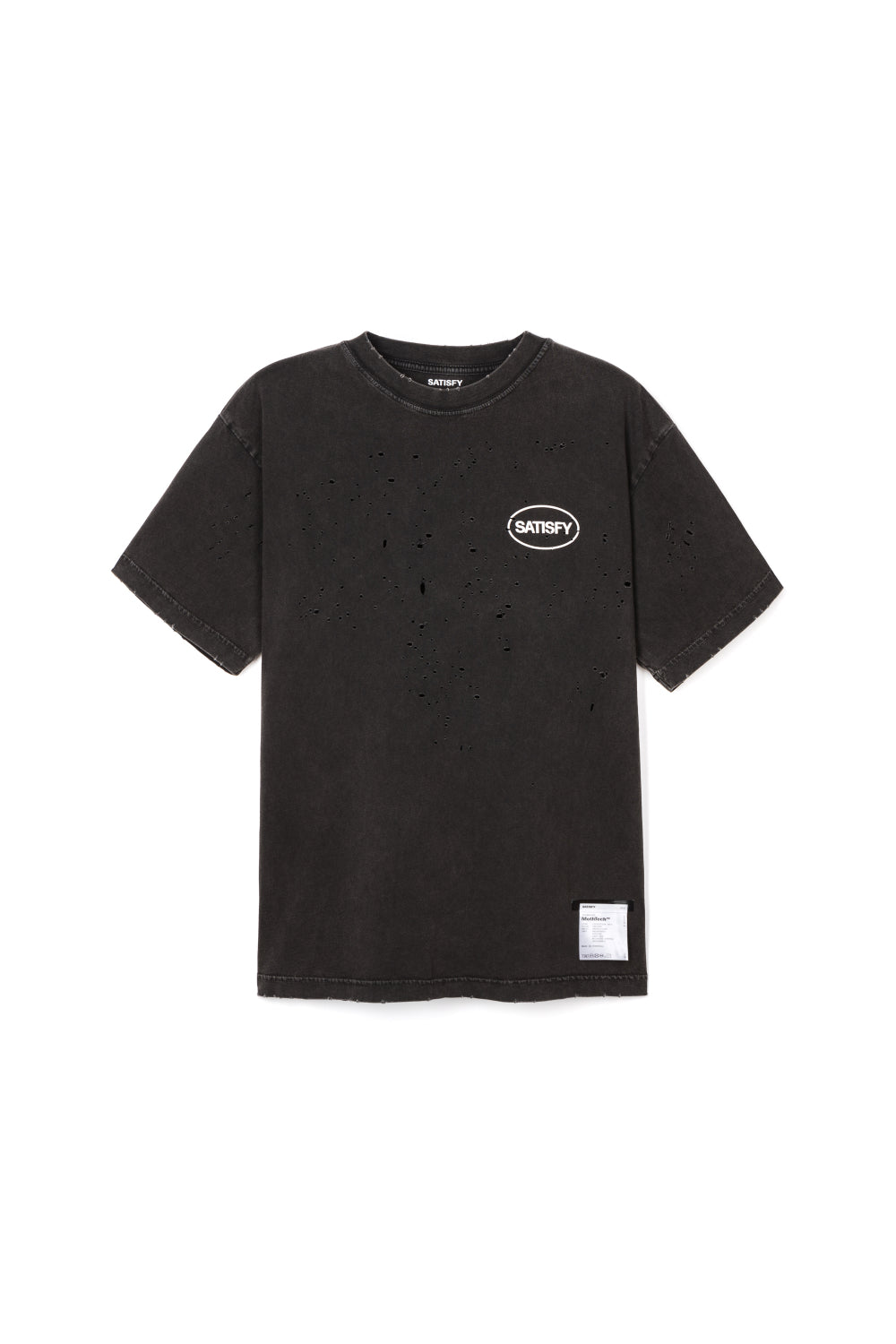 Satisfy MothTech™ T-Shirt - Aged Black | Coffee Outdoors