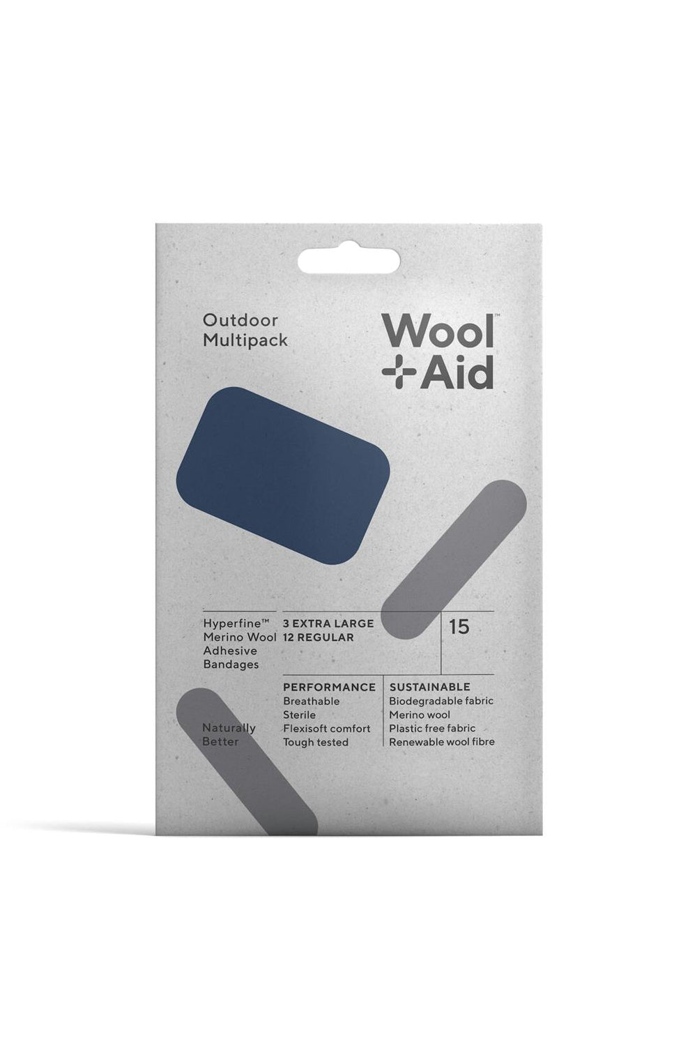 WoolAid - Merino Wool Adhesive Bandages | Coffee Outdoors