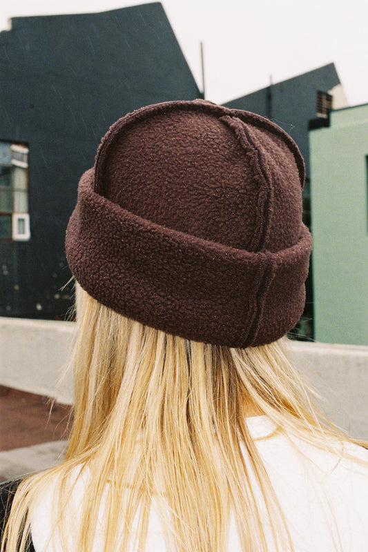 Fleece Toque - Brown