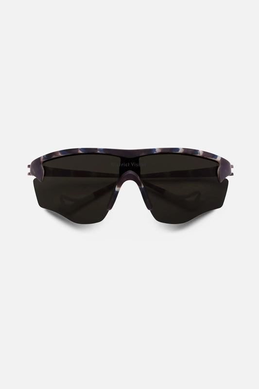District Vision Junya Racer Sunglasses - Mosaic/D+ Onyx Mirror | Coffee Outdoors