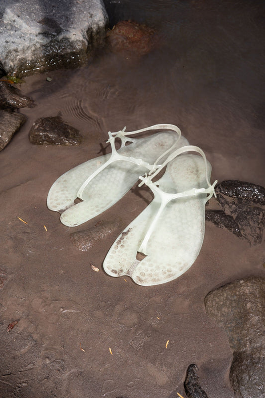 Footprint Camp Sandal - Glow in the Dark