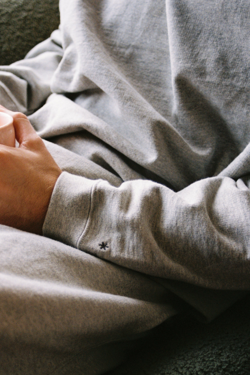 Snow Peak Recycled Cotton Sweat Crewneck - Grey