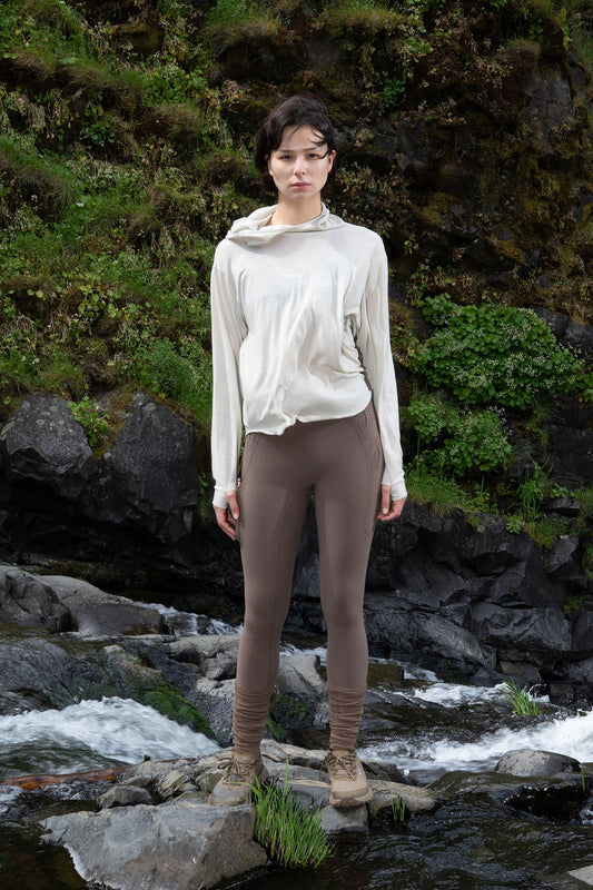 Warp Cargo Leggings - Chocolate Chip