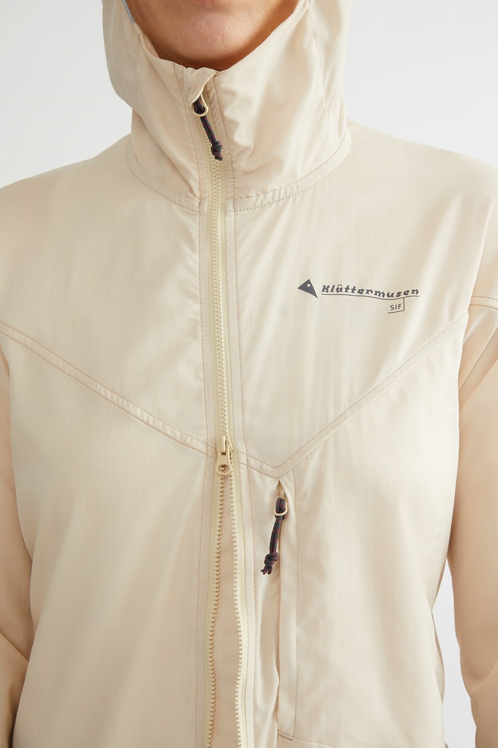 Klattermusen Womens Sif Zip Hood Jacket - Clay | Coffee Outdoors