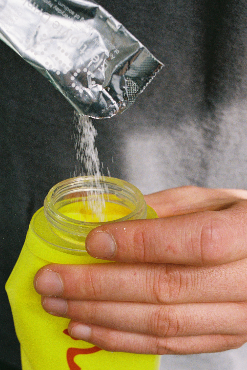 Pa'lante Floppy Water Bottle in Yellow, view 2.