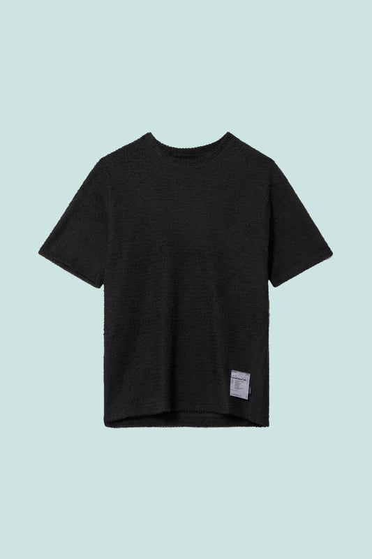 Satisfy FuzzFleece™ AD T-Shirt in Phantom color, made with Polartec® Alpha® Direct insulation for warmth and breathability.