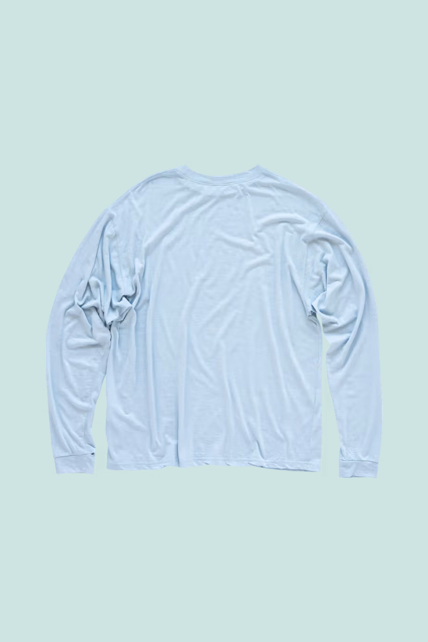 Gnuhr Creeper Crew Merino - Blue Fog