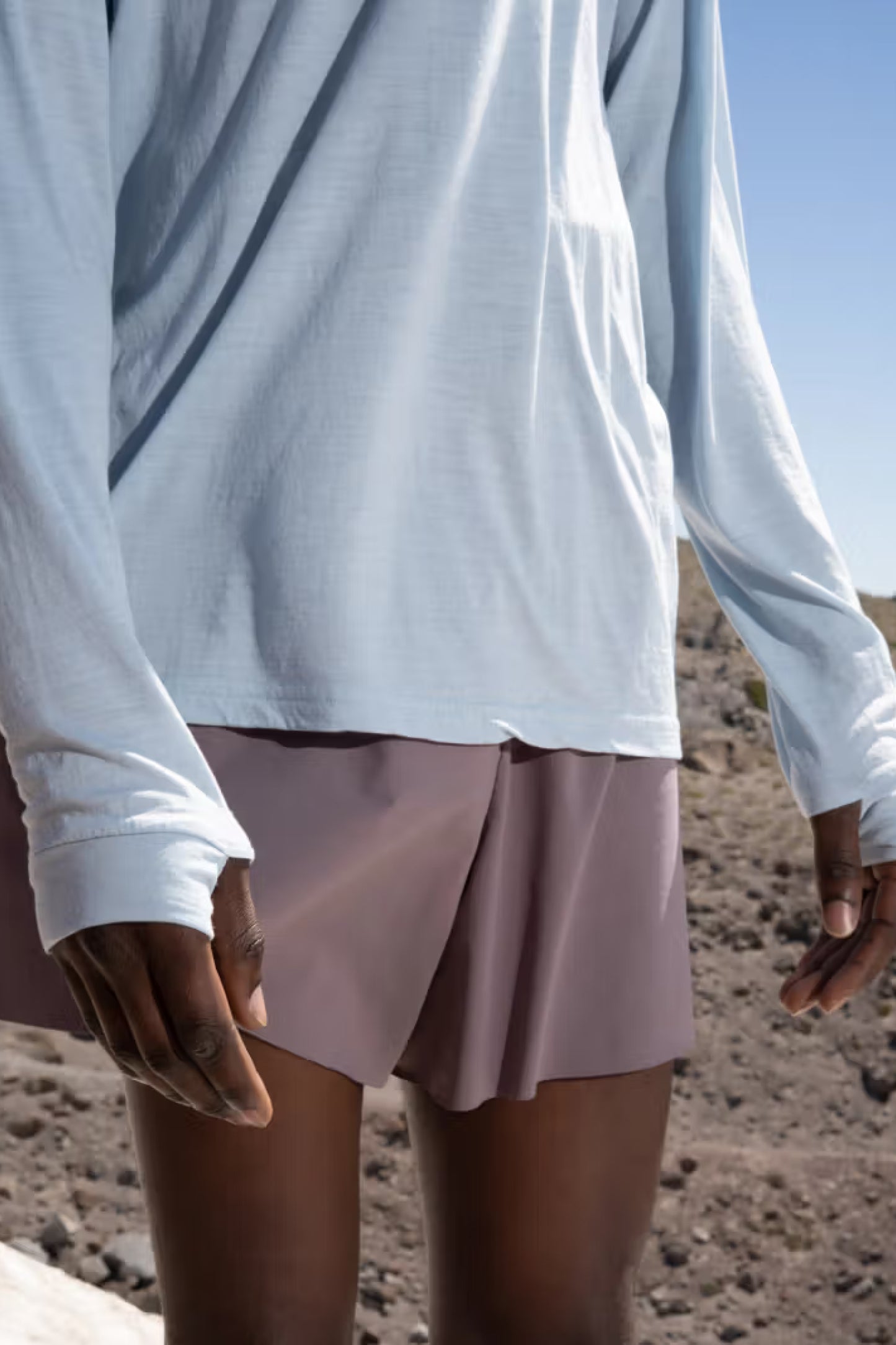 Gnuhr Creeper Crew Merino - Blue Fog