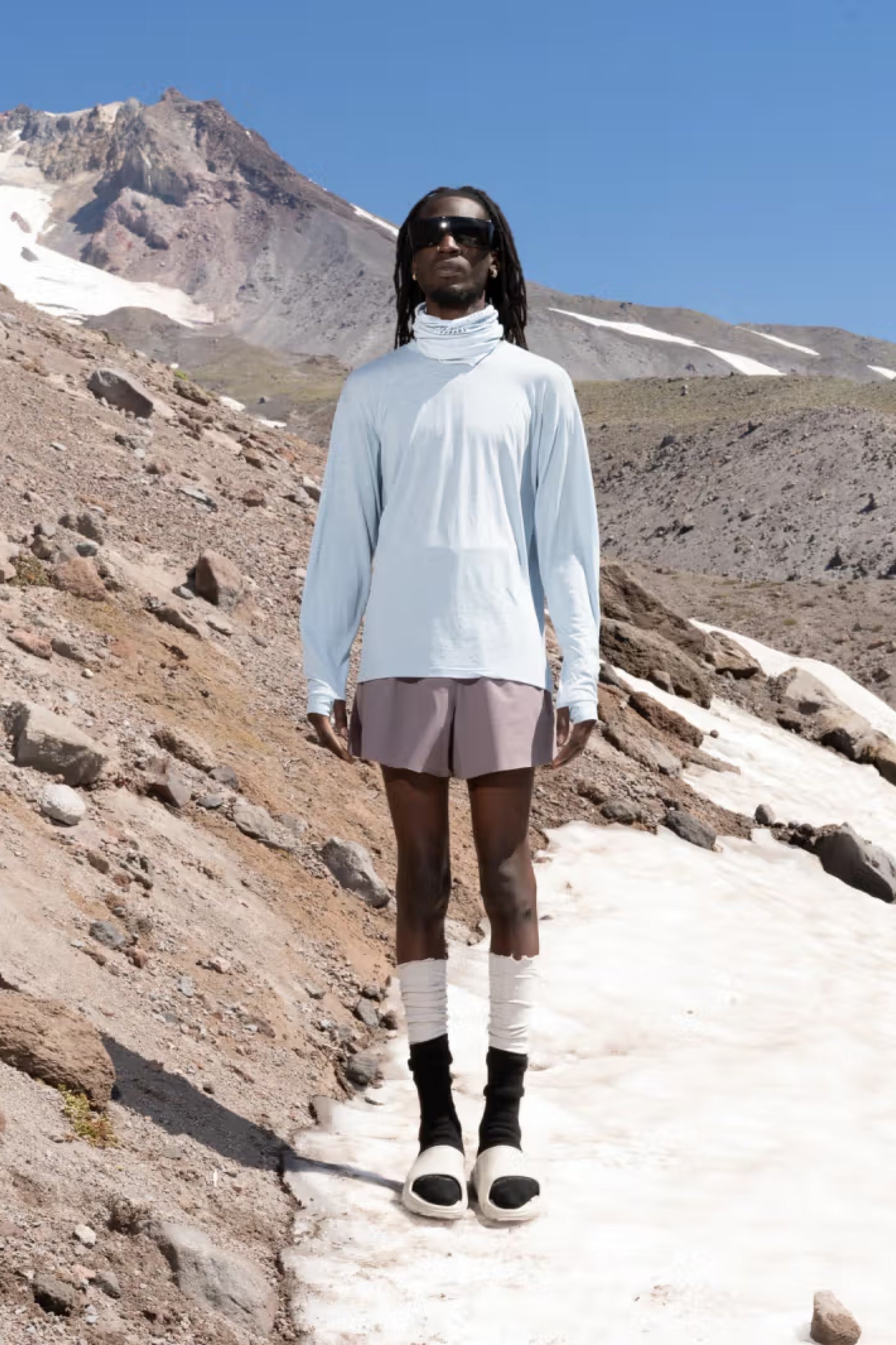 Gnuhr Creeper Crew Merino - Blue Fog