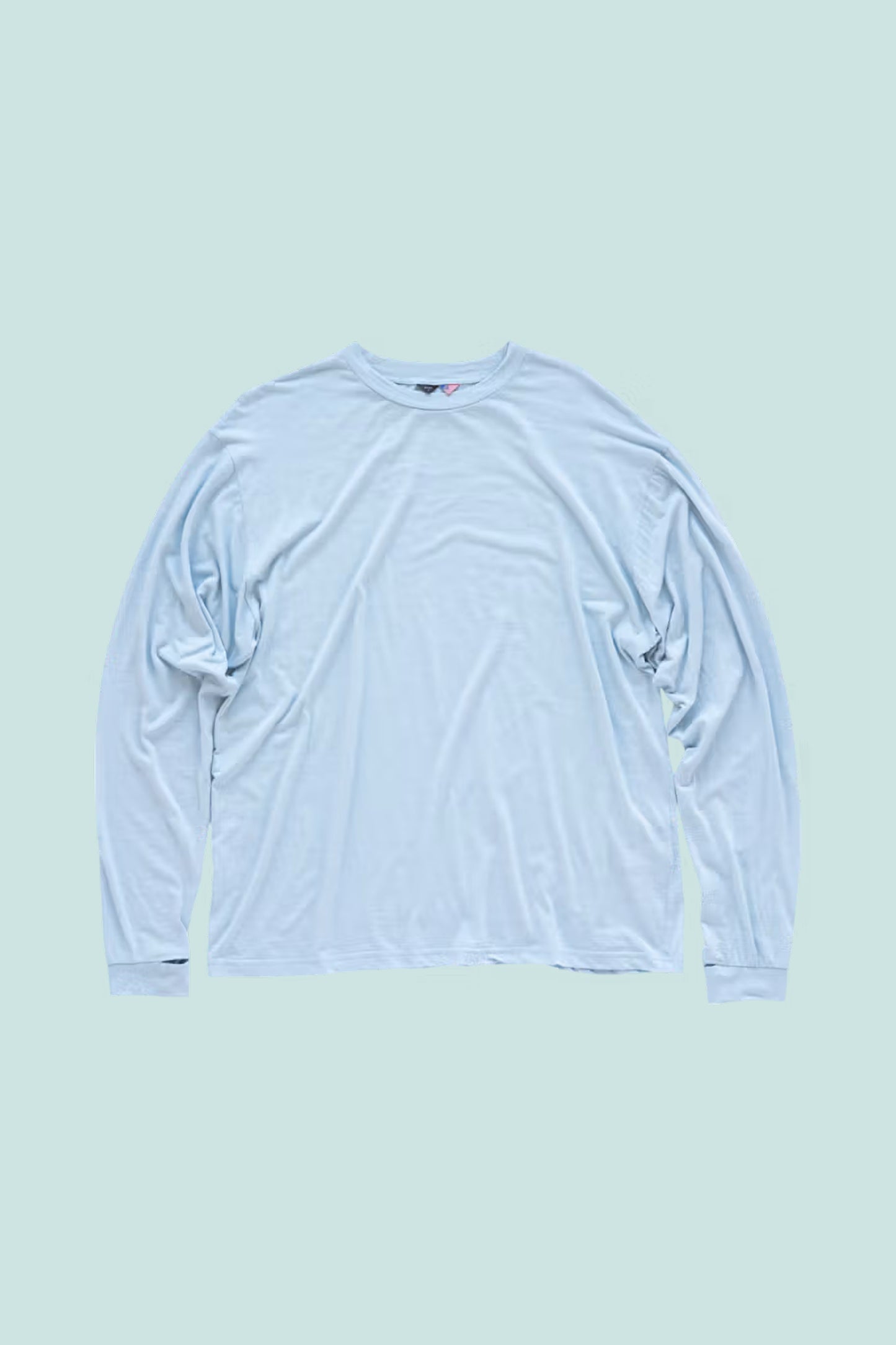 Gnuhr Creeper Crew Merino - Blue Fog