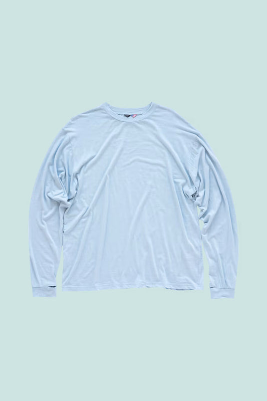 Gnuhr Creeper Crew Merino - Blue Fog