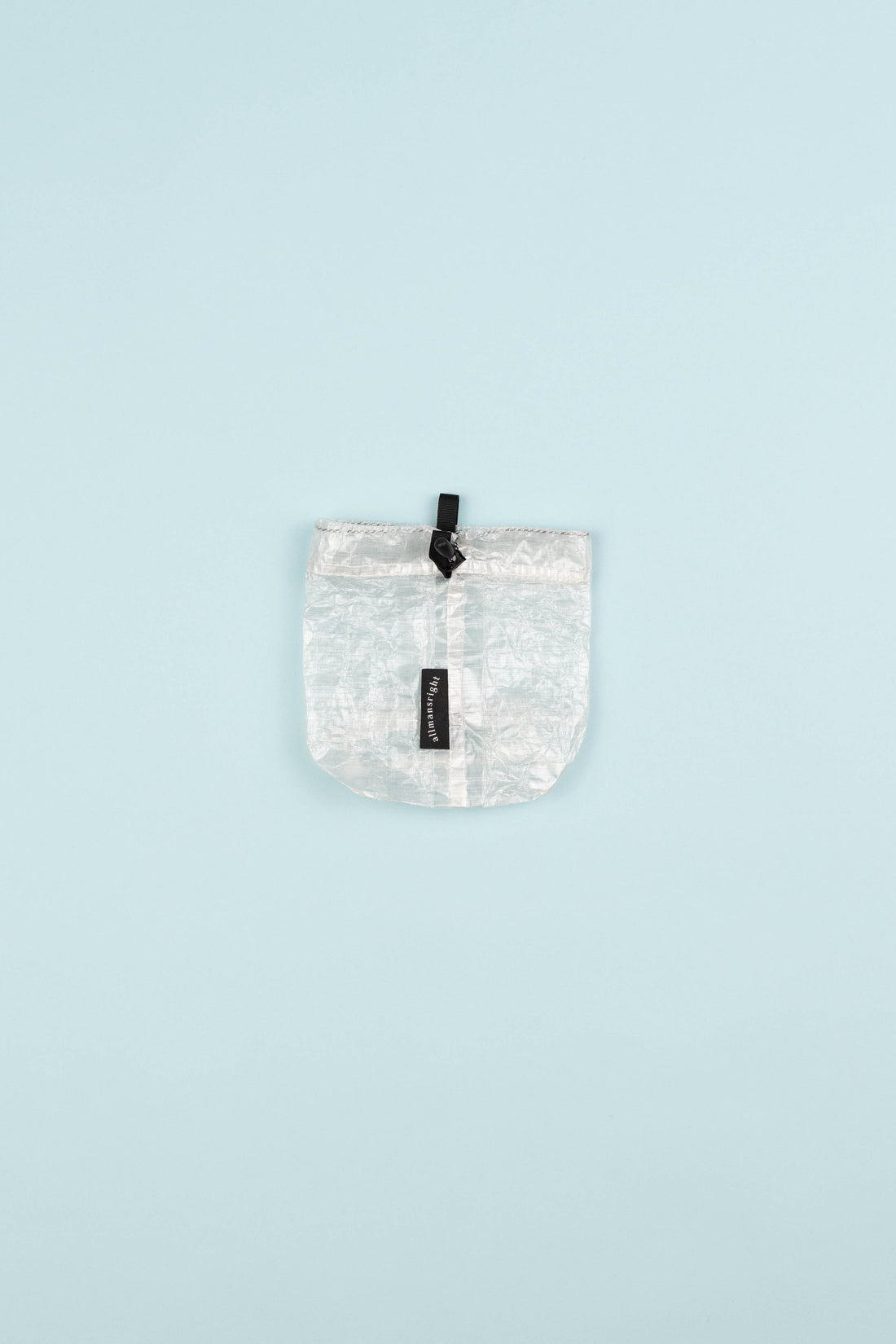Allmansright Krafs Stuff Sack Small in white made from ultralight Dyneema Composite Fabric.