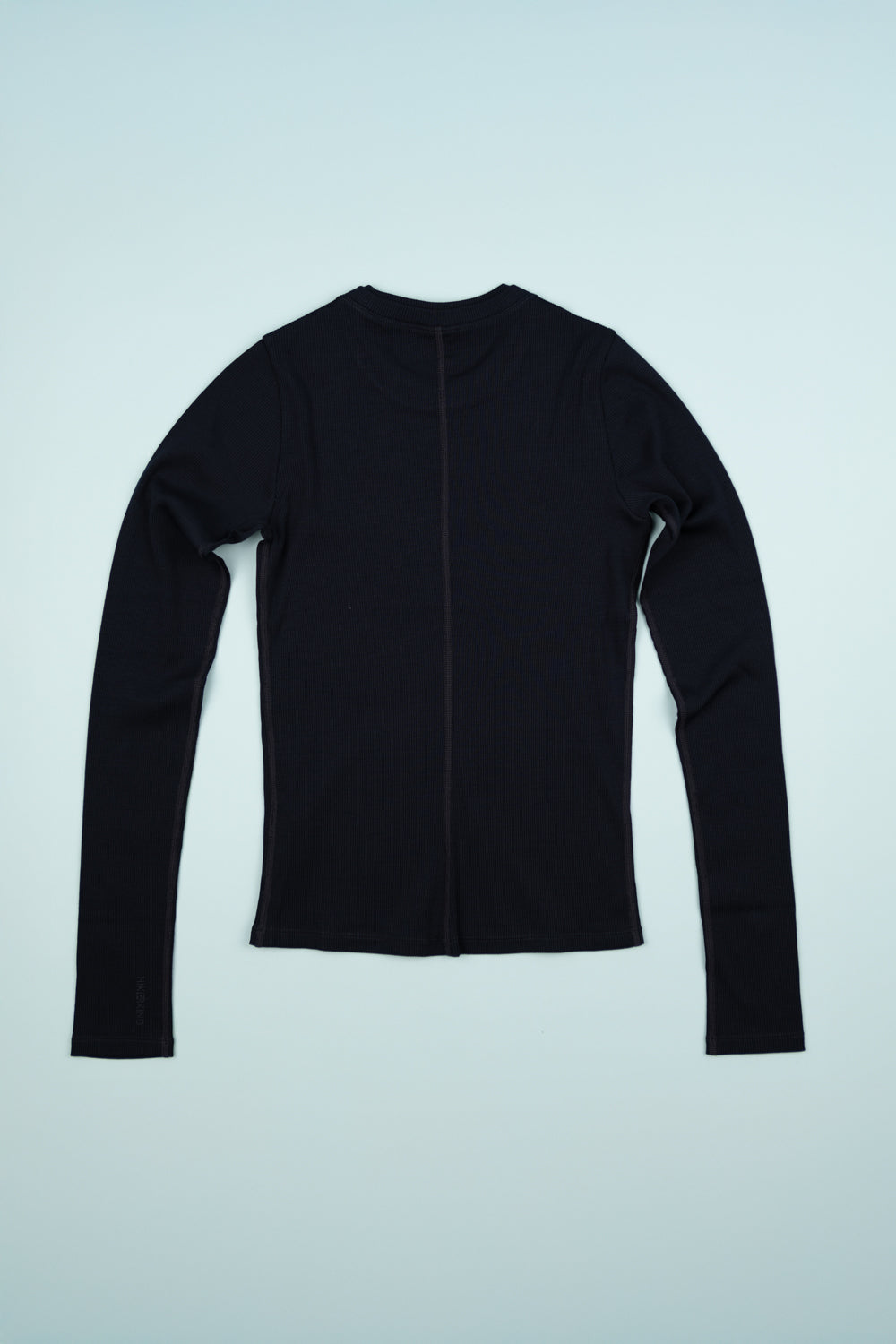Hikerkind Ribbed Merino Long Sleeve 01 - Woad