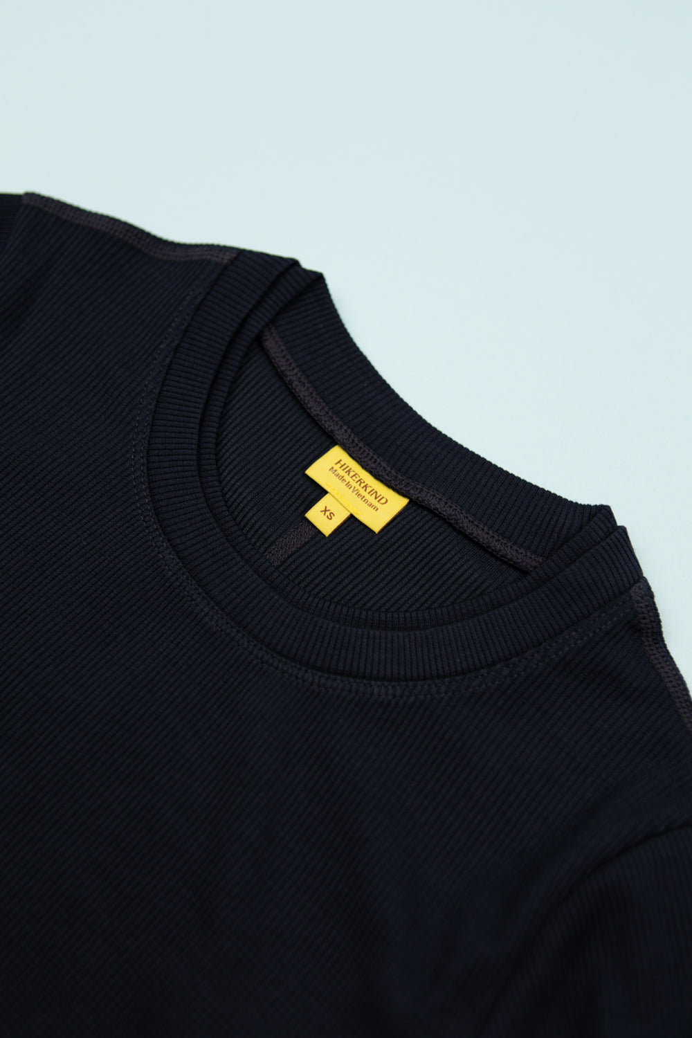 Hikerkind Ribbed Merino Long Sleeve 01 - Woad