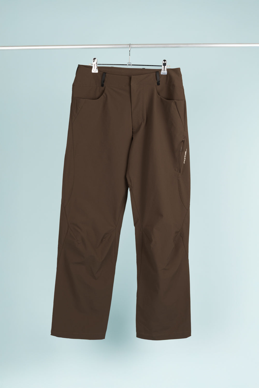 Portal Traka Softshell Pants in slate black, showcasing lightweight, breathable fabric and functional pockets.
