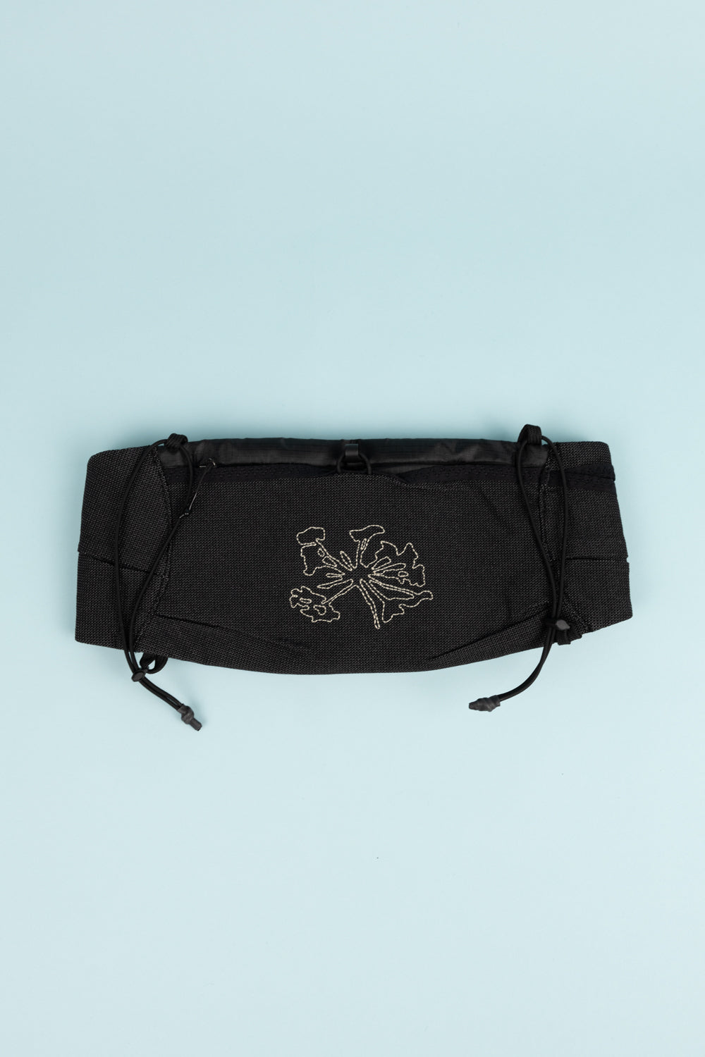 Portal Borders Cargo Belt in black with stylish embroidery, designed for comfort and durability during fast-paced activities.