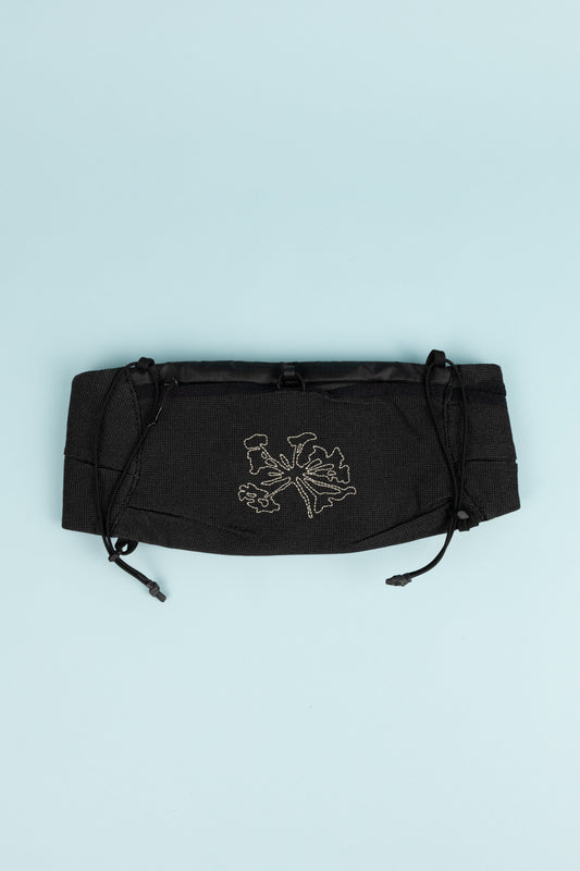 Portal Borders Cargo Belt in black with stylish embroidery, designed for comfort and durability during fast-paced activities.