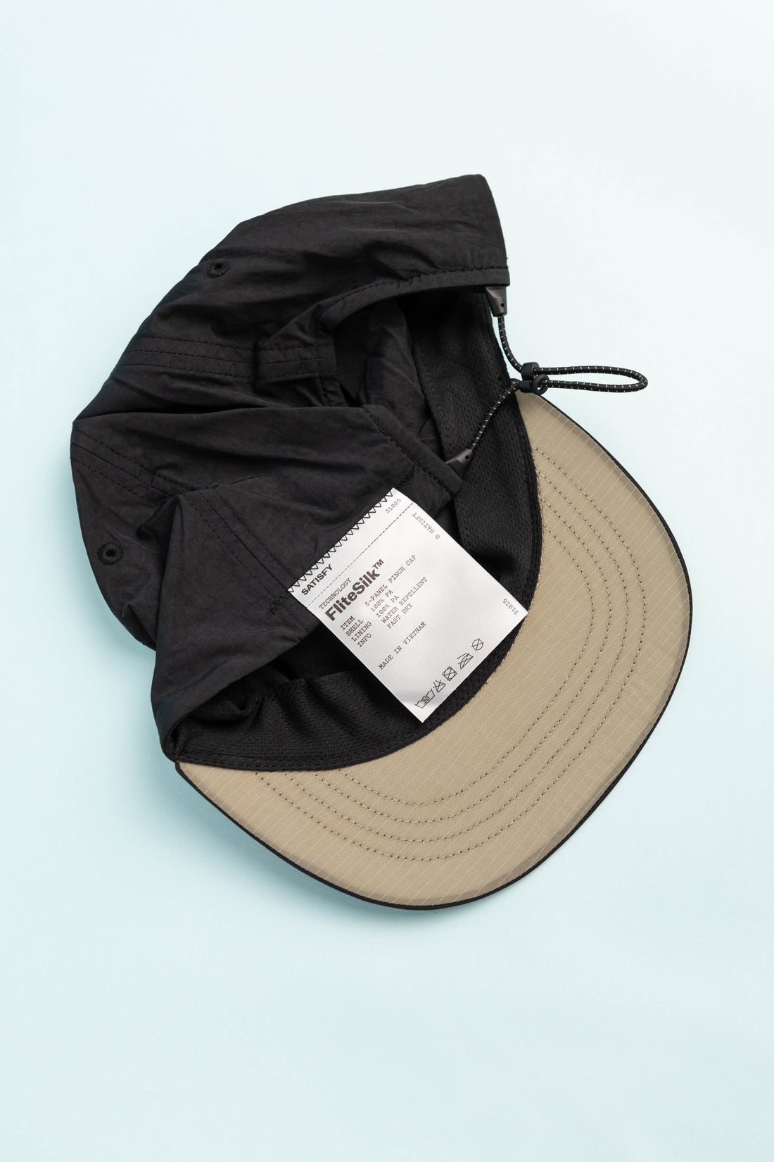 FliteSilk™ 5-Panel Pinch Cap - Black Eagle