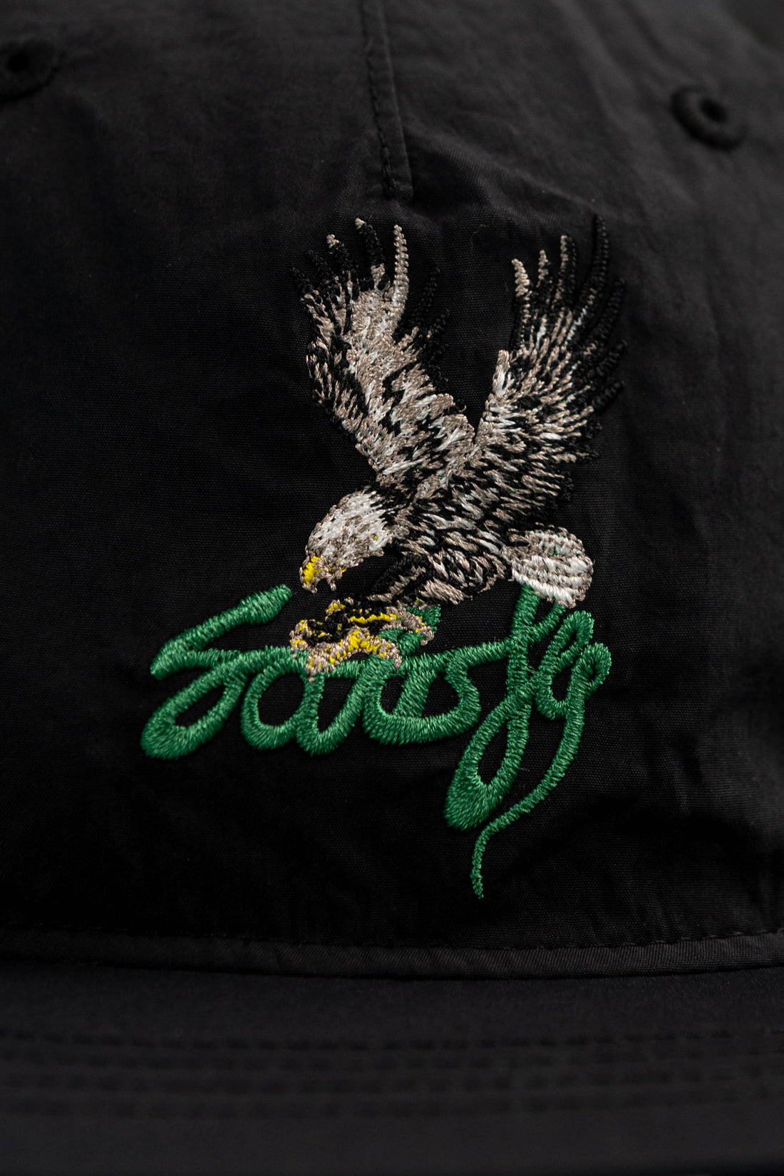 FliteSilk™ 5-Panel Pinch Cap - Black Eagle