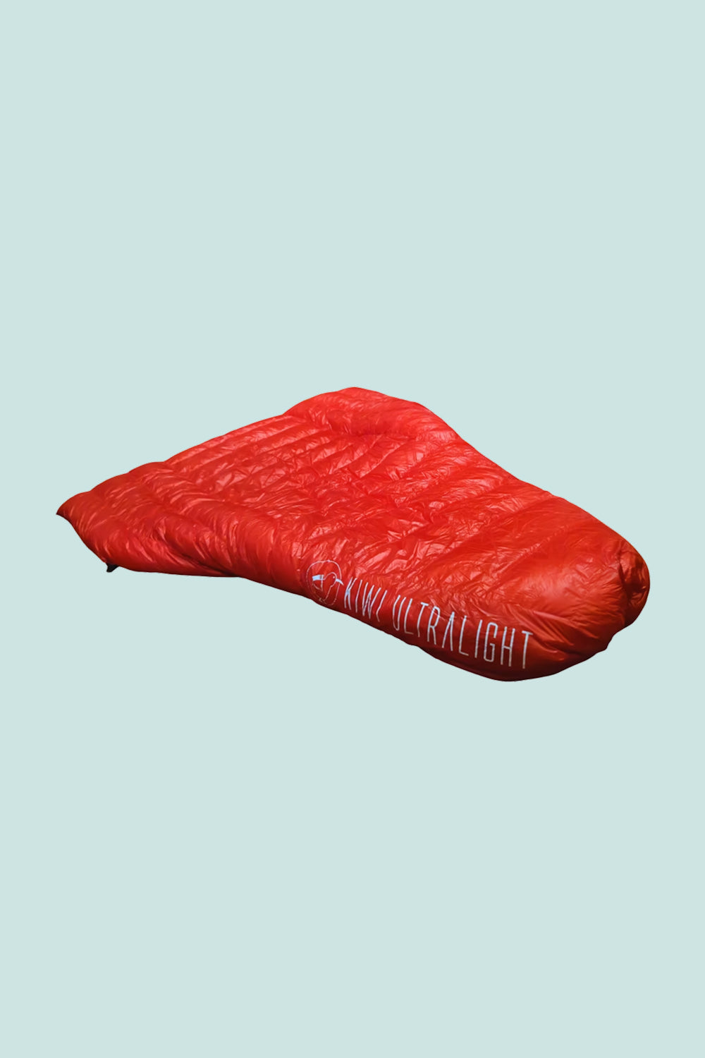 Kiwi Ultralight Quilt 850 Fill Down 0° - Red, lightweight outdoor quilt for superior warmth and comfort.