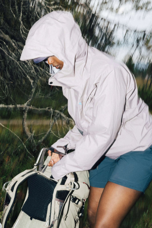 Klattermusen Womens Asynja Jacket - Purple Dove | Coffee Outdoors