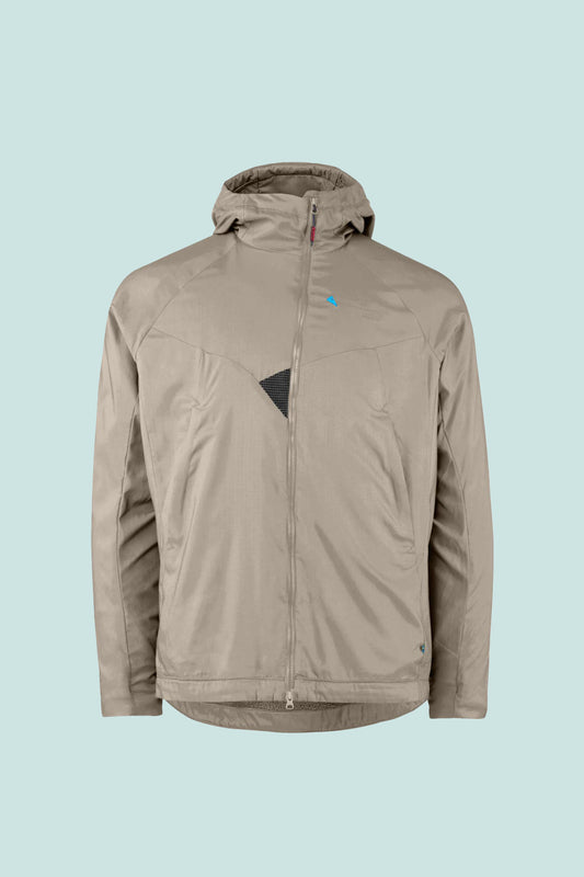Klattermusen Mens Drifa Hood Jacket - Fossil Tan