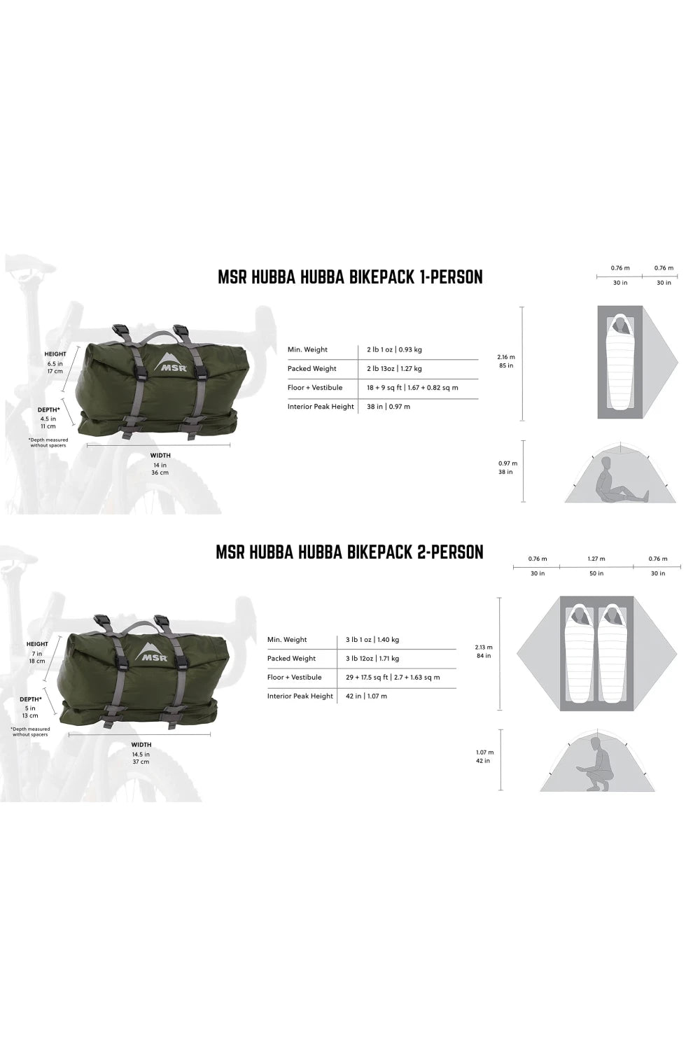 MSR Hubba Hubba Bikepack 1 Tent | Coffee Outdoors