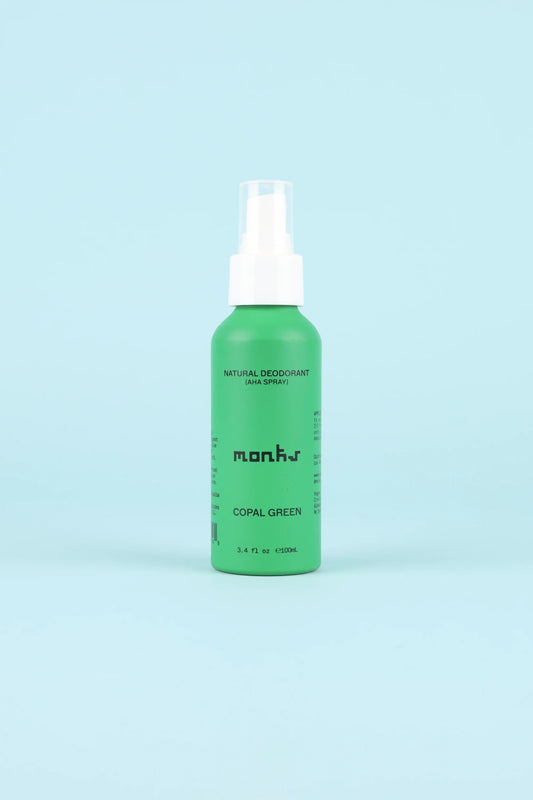 Monks Copal Green Spray Deodorant | Coffee Outdoors