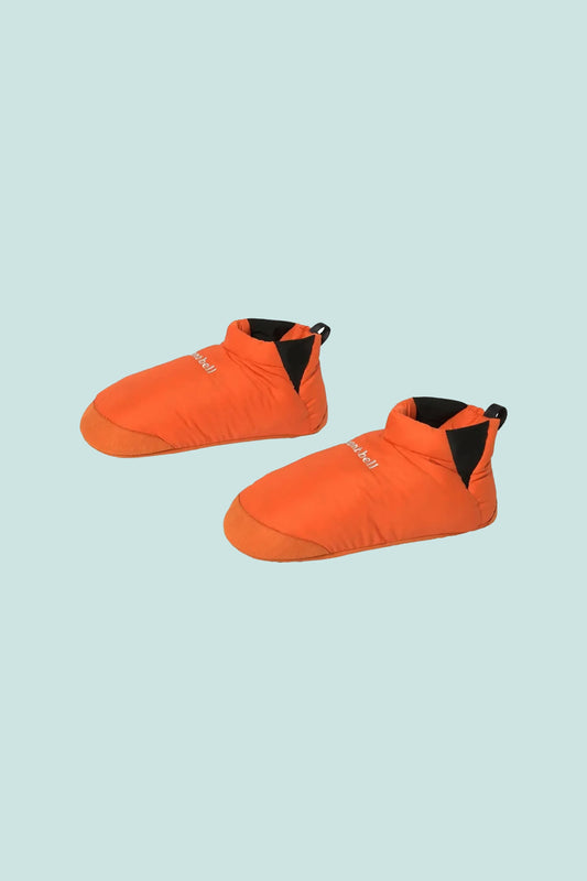 Montbell Down Camp Booties - Orange | Coffee Outdoors