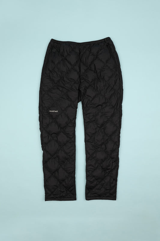 Montbell US Womens Superior 800 Down Pants - Black | Coffee Outdoors