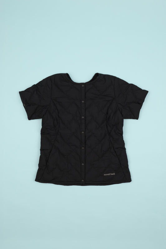 Montbell US Womens Superior 800 Down Round Neck Tee - Black | Coffee Outdoors