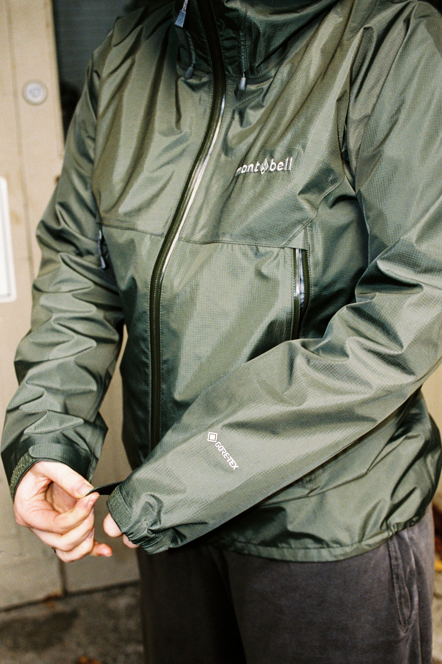 Montbell Womens Rain Trekker Jacket - Khaki