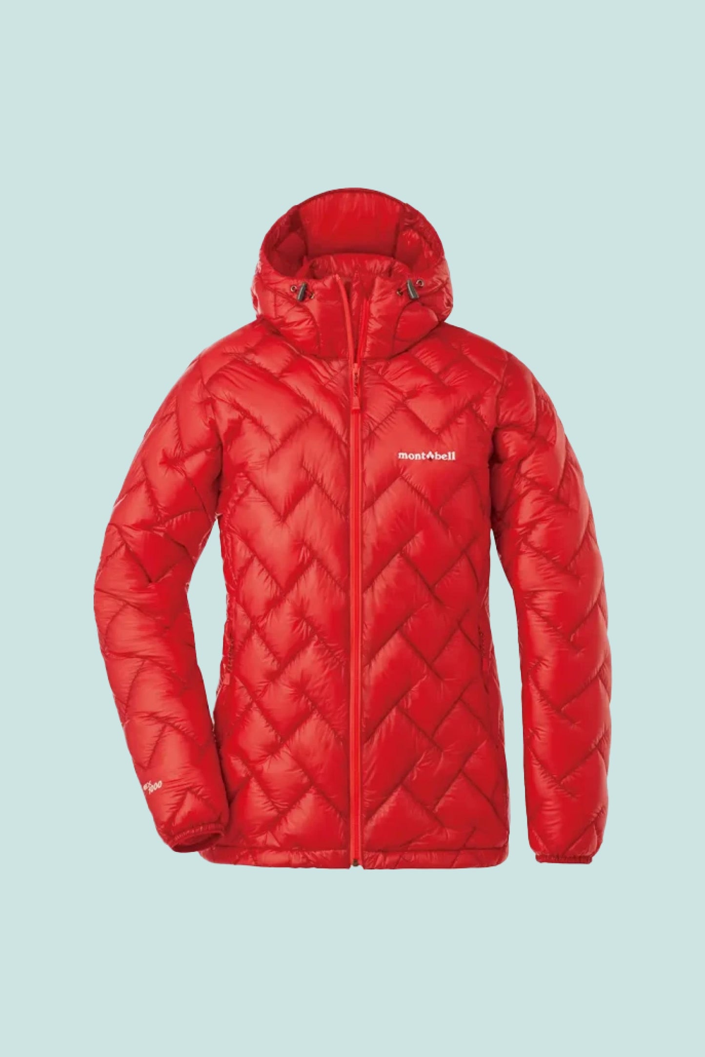 Montbell US Womens Plasma 1000 Alpine Down Parka - Red Brick